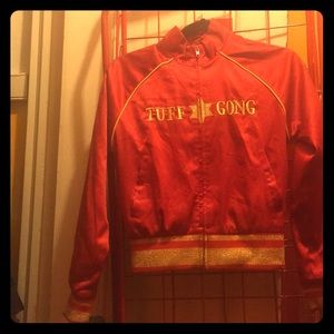 Retro Catch a fire/lion of Judah bomber jacket